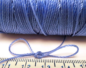 25 yd C-Lon Nyon Bead Thread Tex 400 - Heavy Weight Cord .9mm - Marine Blue