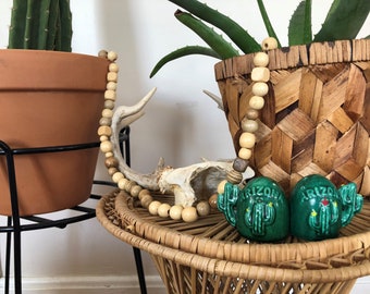 Vintage Arizona Cactus Salt & Pepper Shakers // Vintage Arizona Souvenir Cactus Salt and Pepper Shakers // Vintage Cactus Salt and Pepper