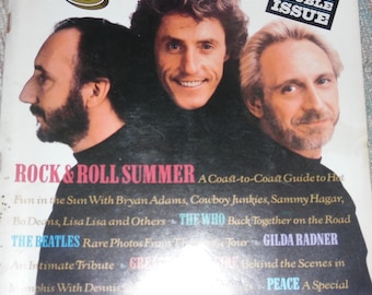 vintage rolling stone magazine issue #556/557 double issue interviews with the who and many more!