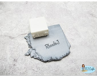 Personalized Signature/Name Stamp For Clay