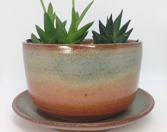 Large Planter, Succulent Planter, Ceramic Planter, Fern Pot, Drainage Planter, Clay Planter, Desk Planter, Cactus Container, MADE TO ORDER
