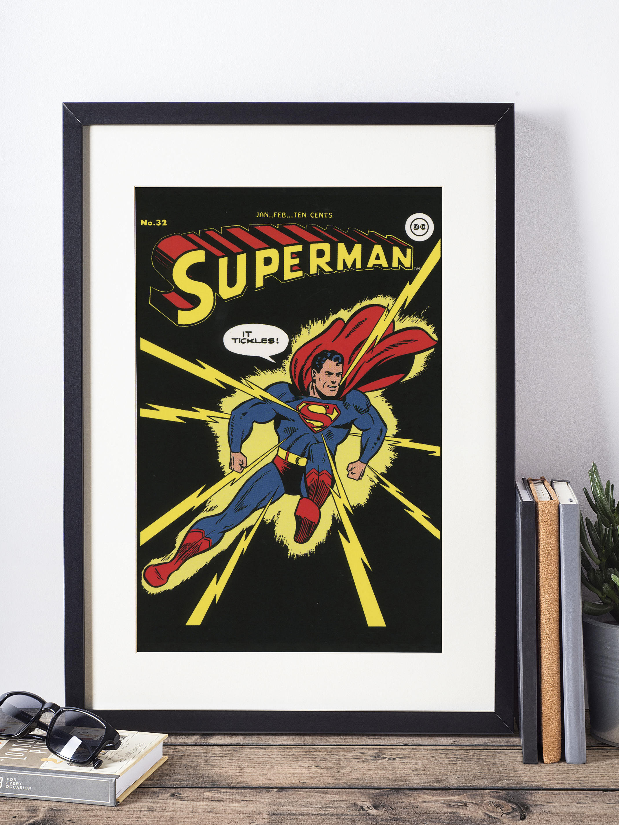 DC Comics Wall Art / Superman Wall Decor / Superhero Poster