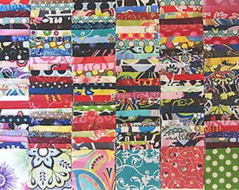 200 Assorted pre cut charm pack 2.5" squares 100% cotton fabric quilt scrap