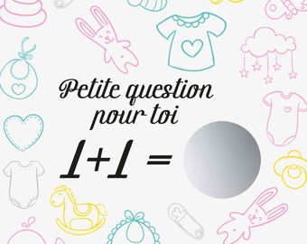 Question pour toi? - Carte à gratter