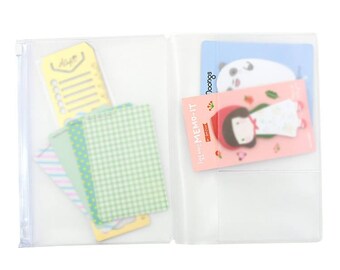 Planner A. Craft-Plastic briefcase with zipper