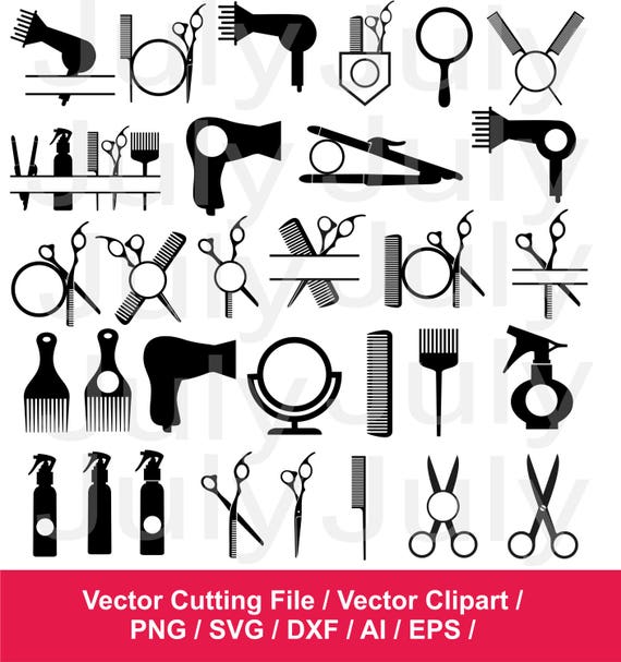 Download Hairdresser SVG Hairdresser Tools SVG dxf ai eps png