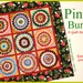 Pine Burr Quilt Pattern, Fabulous Texture, Wall Quilt, Alabama State Quilt, 52" x 52" Folded Fabric Quilt, qtm