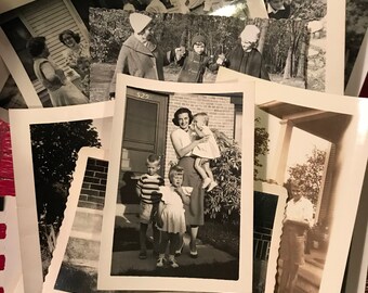 21 Child Snapshots - 1940s to 1960s