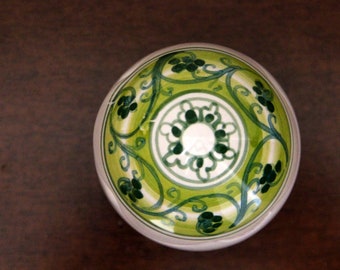 Easter eggs ceramic green