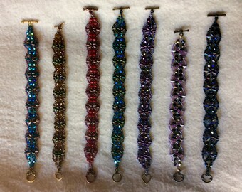 Multi-color/size Beaded Bands
