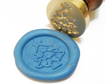 Christmas Tree Wax Seal Stamp or Wax Stick Box Set