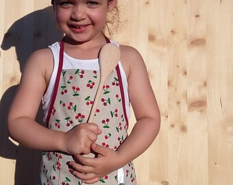 Apron - cherry - from 2 years