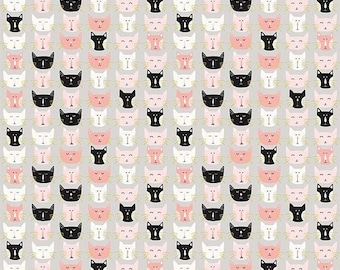 extra15 20% OFF Meow By My Mind’s Eye for Riley Blake Faces Gray