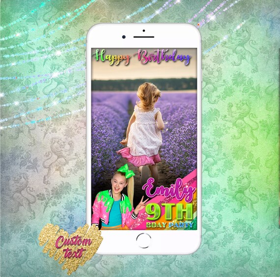 jOJO Siwa snapchat filterbirthday snapchatbirthday
