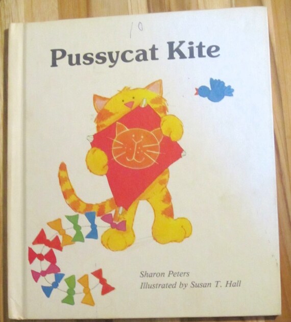 Pussycat Kite + Sharon Peters + Susan T. Hall + 1985 + Vintage Kids Book