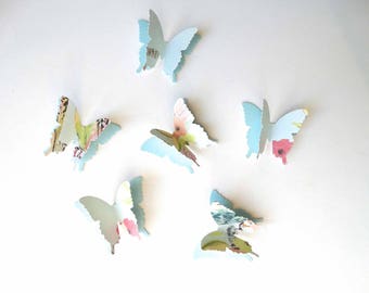 Designer 3D Paper Butterflies, layered butterfly confetti, garden party decor, spring birthday party, limited edition butterflies