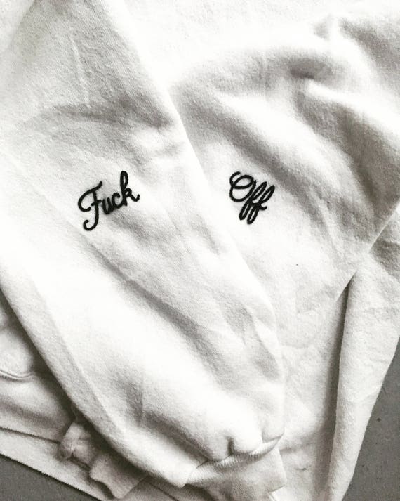 Sassy as **** Embroidered Sweatshirt