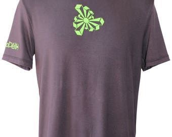 Man made in France Crop Circles, EXPLOSED STAR t-shirt.