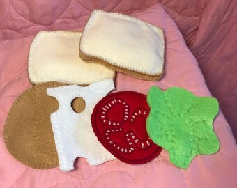 Play Felt Food Set #2 Sandwich