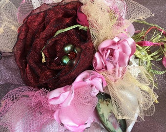 Rose Victorian Brooch