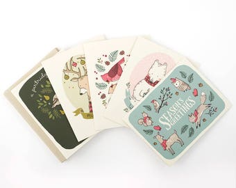 10 Assorted Christmas Cards- Set #1