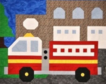 Fire Engine Quilt Pattern