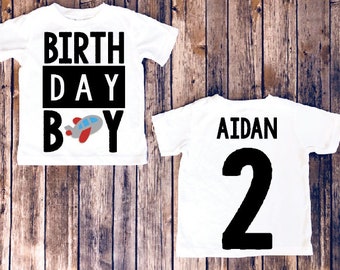 Birthday Boy Shirt, airplane birthday, Toddler boy birthday, airplane shirt, boys birthday party, birthday customize shirt