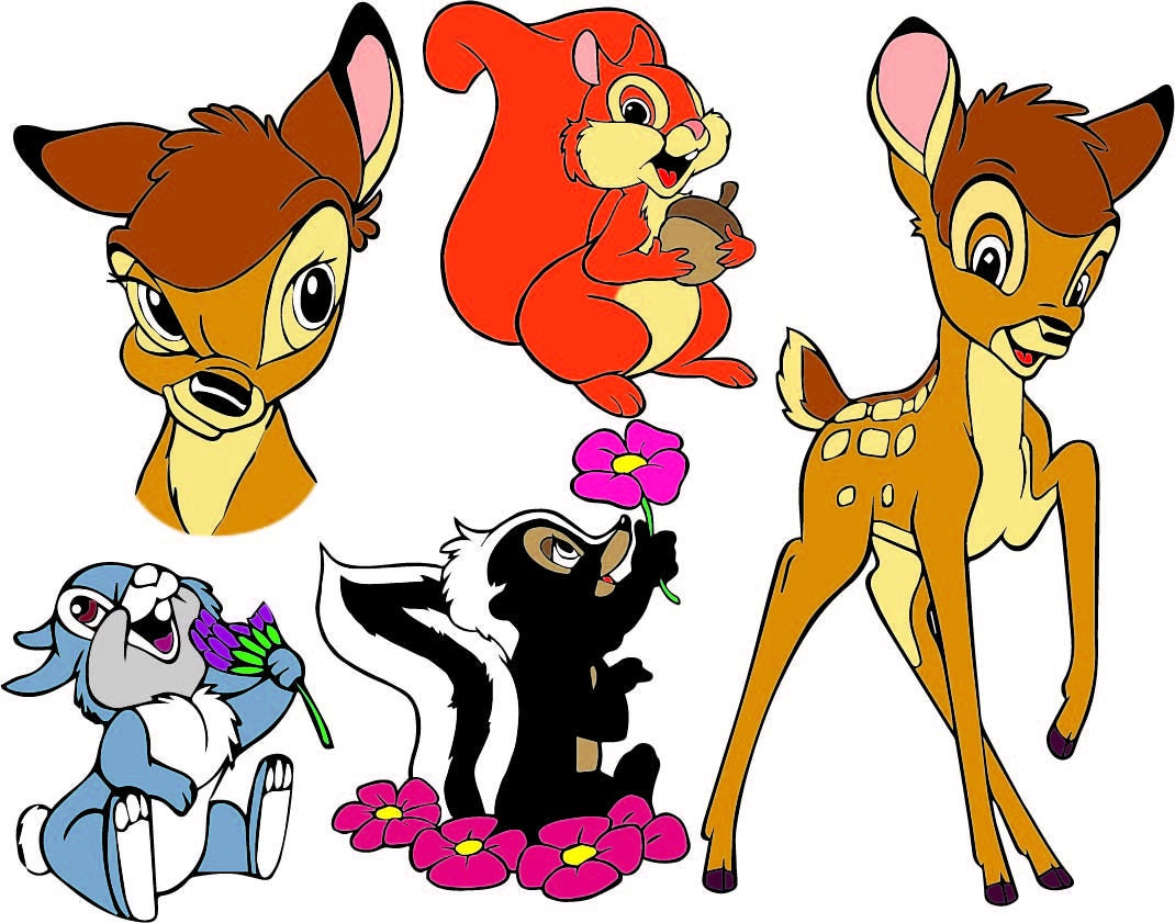 Download Disney Bambi Cutting Files and Clipart Svg Png Eps Jpg Dxf