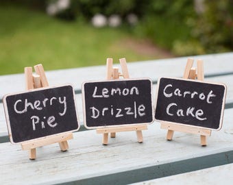 Pack of 3 Mini Chalkboards on Easels