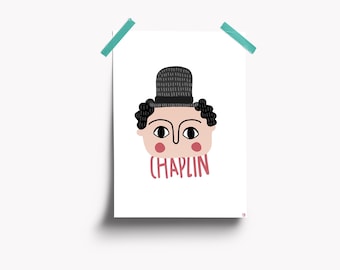 Charlie Chaplin illustration