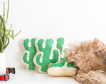 Cactus Succulent Dog Toy by Purplebone