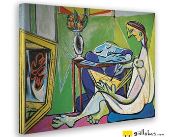 Canvas paintings Canvas-Picasso-The Muse-Yellow BUS