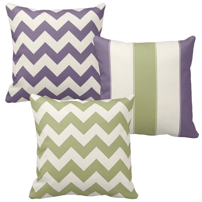 Sage Green Throw Pillows Purple Pillow Cover Lavender