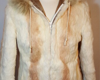 FREE SHIPPING Fur Hooded Jacket