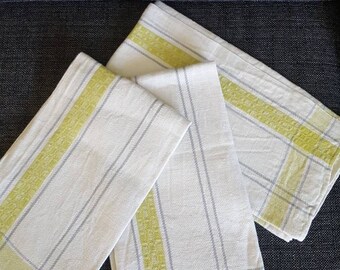 Kitchen Towels Set of 3 Linnen Cotton Swedish traditional design Great Quality