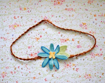 Haarband Margaride Blau