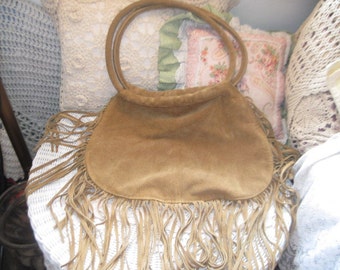 Nice Suede Leather Hand Bag :)