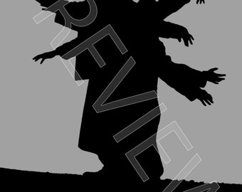 Tshirt - Echo & the Bunnymen: Silhouette