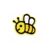Little Bee Sew On / Iron On DIY Patch Embroidered Applique 3x3.5cm - RP1