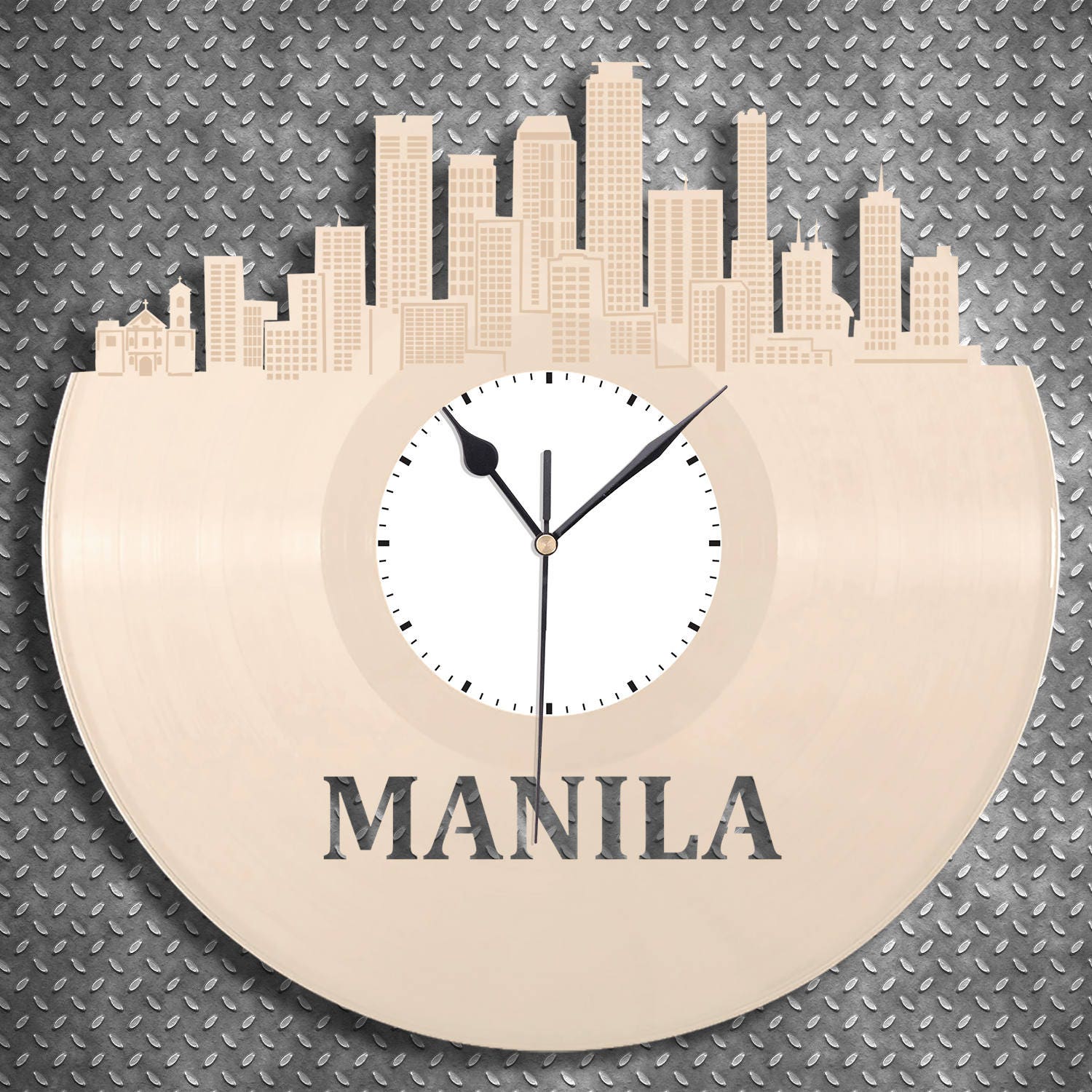 Manila Philippines Clock Filipino Travel Gift Personalized