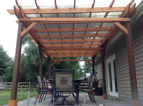 Covered Pergola Plans 12x20' Build DIY Outside Patio Wood Covered Pergola Plans 12x20' Build DIY Outside Patio Wood Design Covered Deck - Covered Pergola Plans 12x20' Build DIY Outside Patio Wood