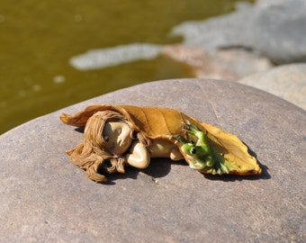 Sleeping Fairy with Frog