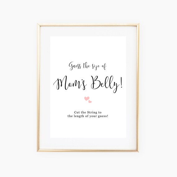 Luscious image inside guess mommy's tummy size printable Sizzling image inside guess mommy's tummy size printable