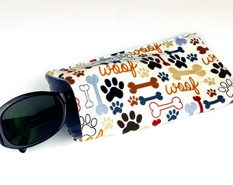 Sunglasses Case - Doggie Paws