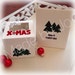 Ornament box with matching card. Digital cutting file.