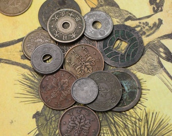 4 Vintage Chinese Coins