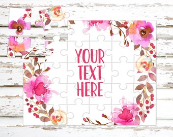 Create Your Own Puzzle - Pregnancy Announcement - Custom Puzzle - Personalized Puzzle - Announcement Ideas - Wedding Announcement - CYOP0129