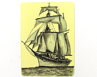 Limited Edition ATC and ACEO Print - Sailing Ship - Limited Edition