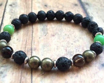 Male Fertility Bracelet, Gemstone Fertility Bracelet, Mens Fertility Bracelet, Male Wellness Bracelet, Mens Positivity Bracelet.