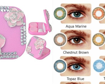 Handmade Contact Kit WITH contacts, Freshlook Color Contacts